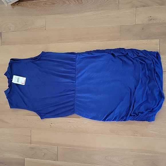 Socialite Dresses & Skirts - NWT Socialite Royal Blue Sleeveless Ruched Side Dress‎ Small